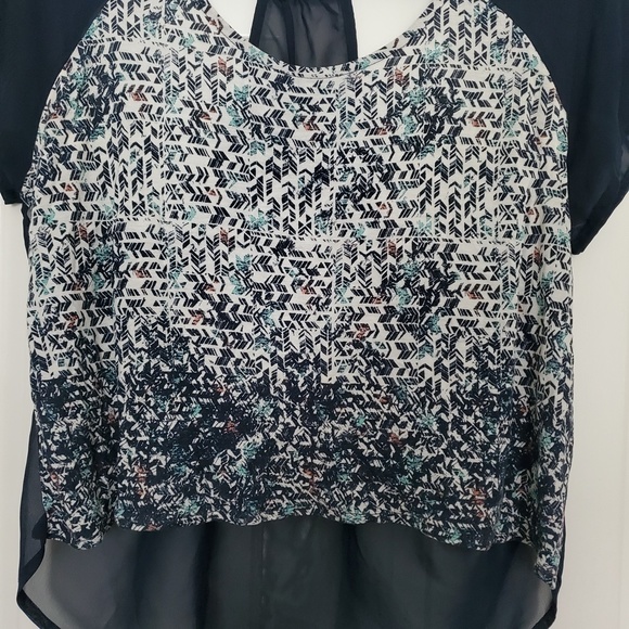 3for$25 cute print tee shirt t-shirt sheer backing - Picture 4 of 5